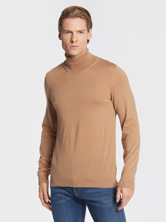 Boss Golf Musso-P 50468262 Brązowy Slim Fit