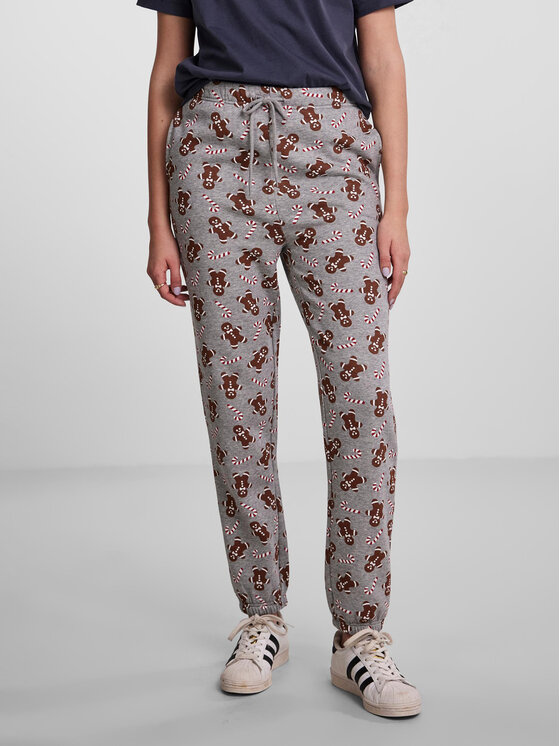 Pieces Piżama 17119170 Szary Loose Fit