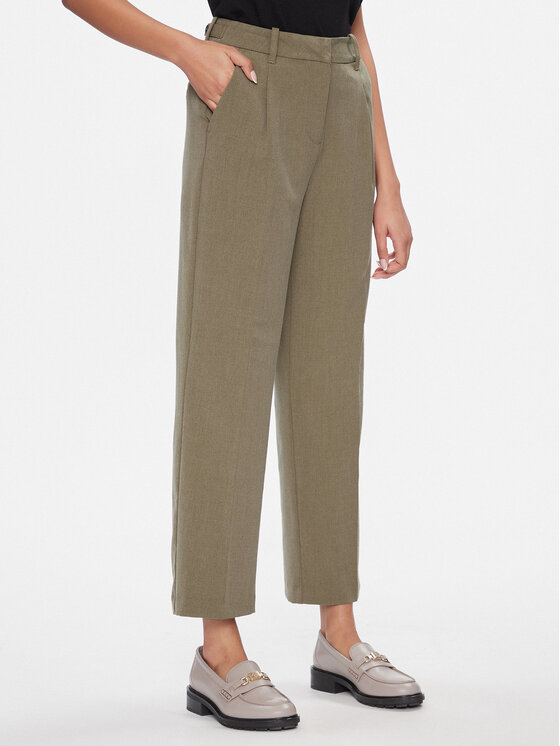 Vero Moda Spodnie materiałowe Britney 10299824 Beżowy Tapered Fit