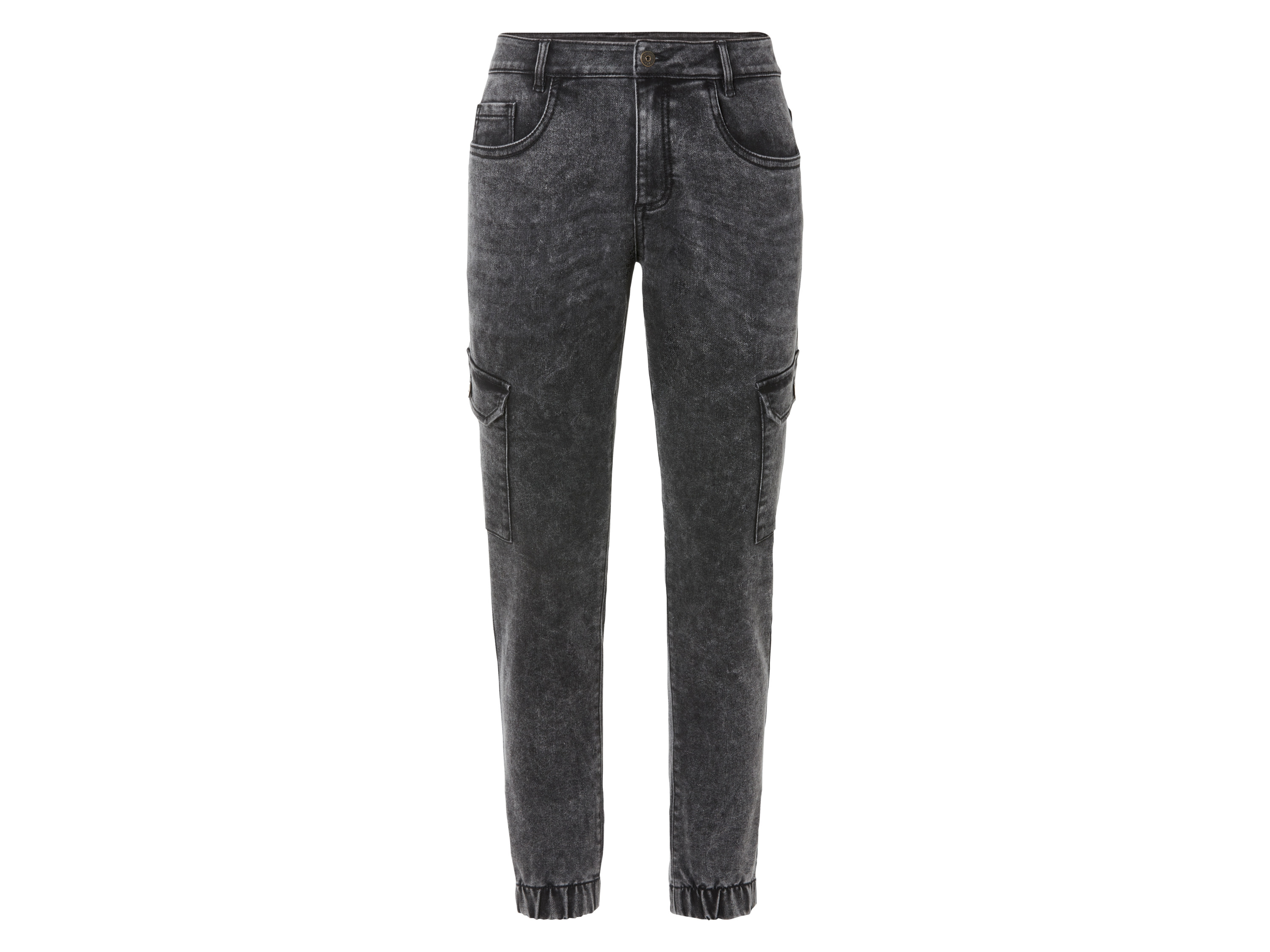 LIVERGY® Joggery jeansowe męskie, Comfort Fit (Szary, 46)