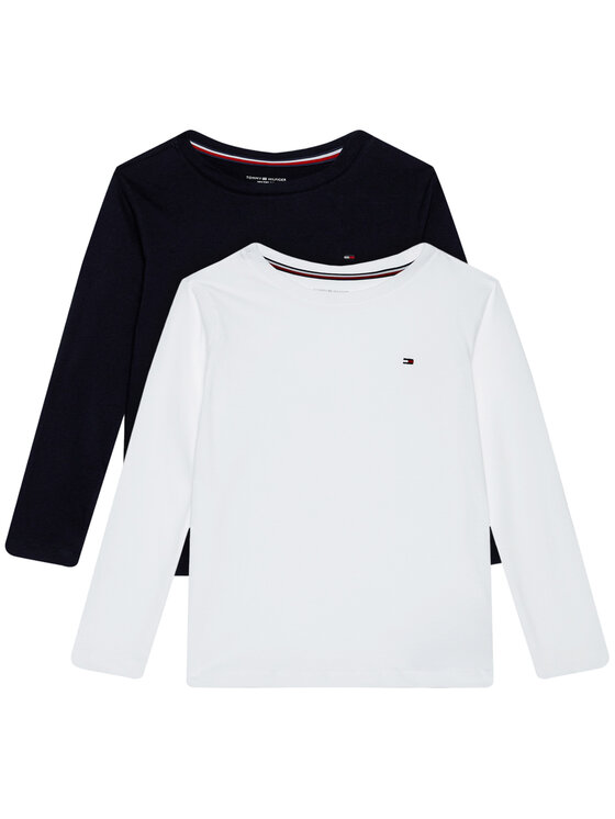 Tommy Hilfiger Komplet bluzek Cn Tee Ls UB0UB00309 Kolorowy Regular Fit