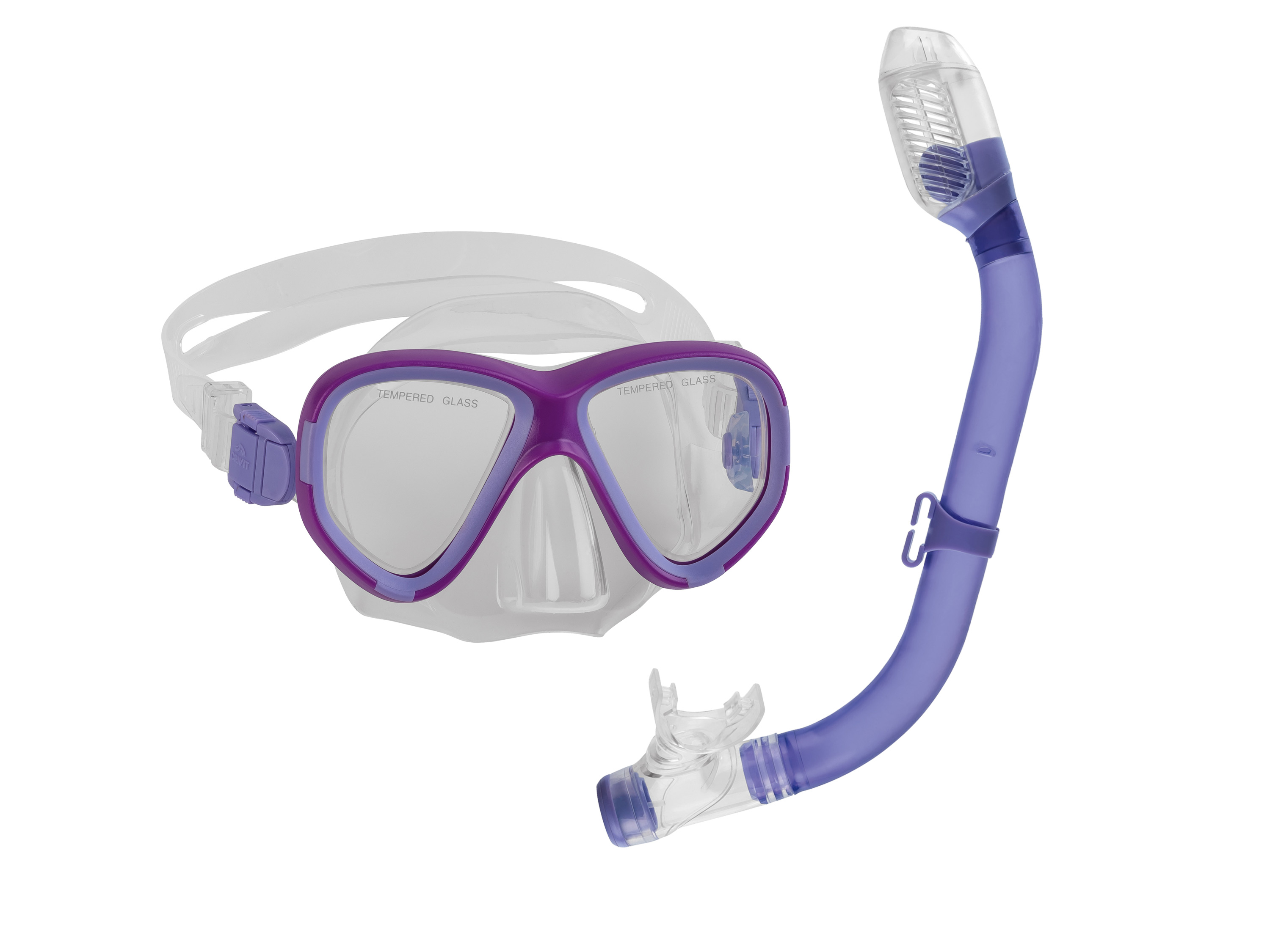 CRIVIT Zestaw do snorkelingu dla dzieci (Fioletowy) miniaturka