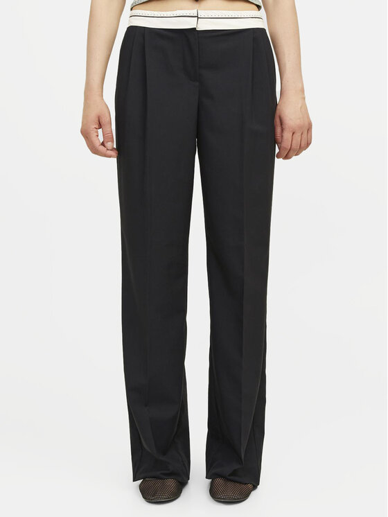 JJXX Spodnie materiałowe Ellis 12261522 Czarny Loose Fit