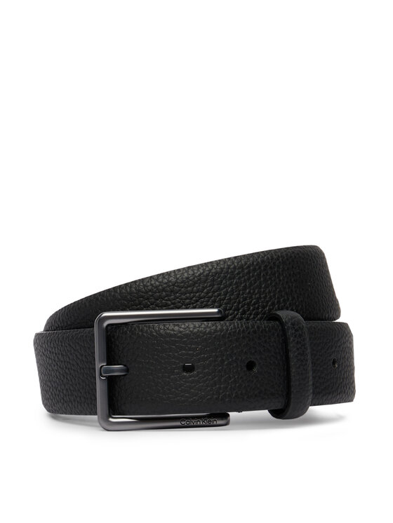 Calvin Klein Pasek Warmth Buckle Pebble 35Mm Fixed LV04D7062G Czarny