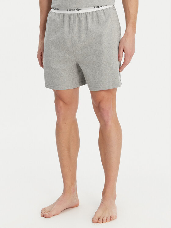 Calvin Klein Underwear Szorty piżamowe LV00NM2927 Szary Relaxed Fit miniaturka