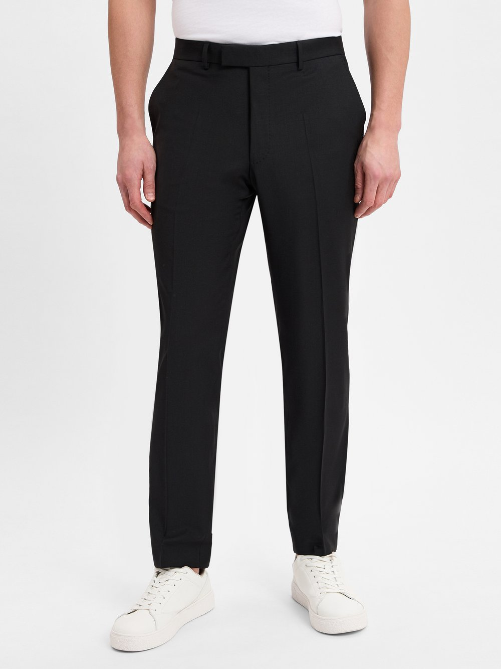 JOOP! Spodnie z zawartością wełny - Brad Mężczyźni Comfort Fit czarny, 52