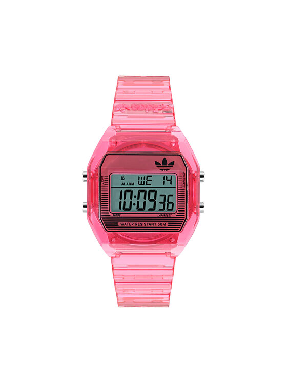 adidas Zegarek AO Street Digital Two Crystal AOST25540 Różowy
