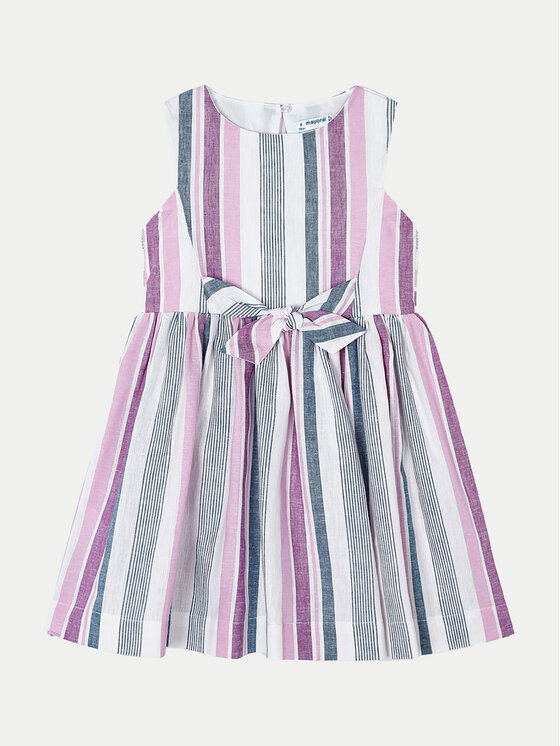 Mayoral Sukienka letnia 3925 Fioletowy Regular Fit