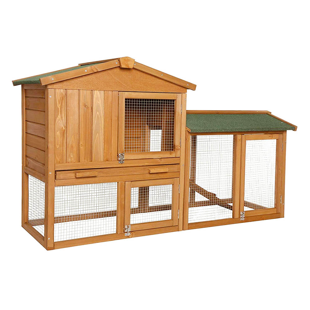 Lionto klatka zewnętrzna dla królików NatureYard - Dł. x szer. x wys.: 147 x 52 x 85 cm