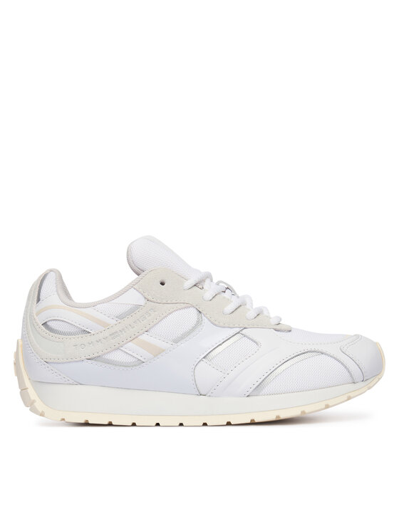 Tommy Hilfiger Sneakersy Th Modern Runner Mix Mat FW0FW09098 Biały