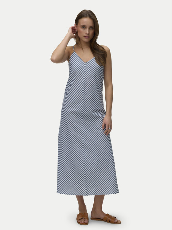 Vero Moda Sukienka letnia Selma 10345674 Granatowy Regular Fit
