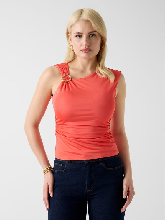 Marciano Guess Top G6GP02 K3068 Koralowy Slim Fit