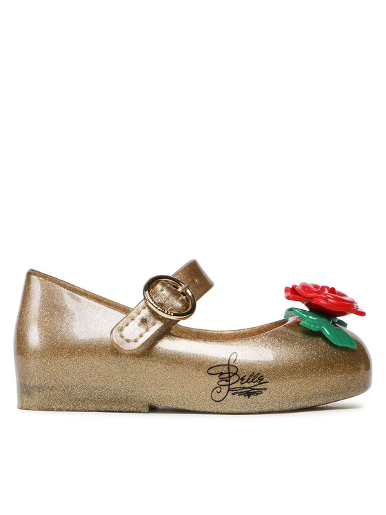 Melissa Baleriny Mini Melissa Sweet Love+Disney 33447 Złoty