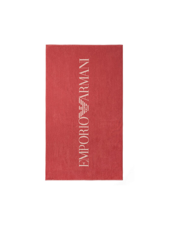 Emporio Armani Ręcznik plażowy EX000019 AF20424 UA303 Różowy ciemny