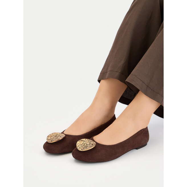 MEXX Baleriny EO-90183-1 Brązowy