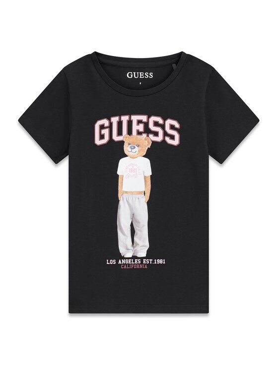 Guess Kids Tank top 183786 Czarny Classic Fit