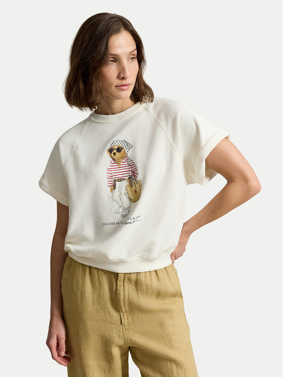 Polo Ralph Lauren T-Shirt 211B20069001 Biały Relaxed Fit
