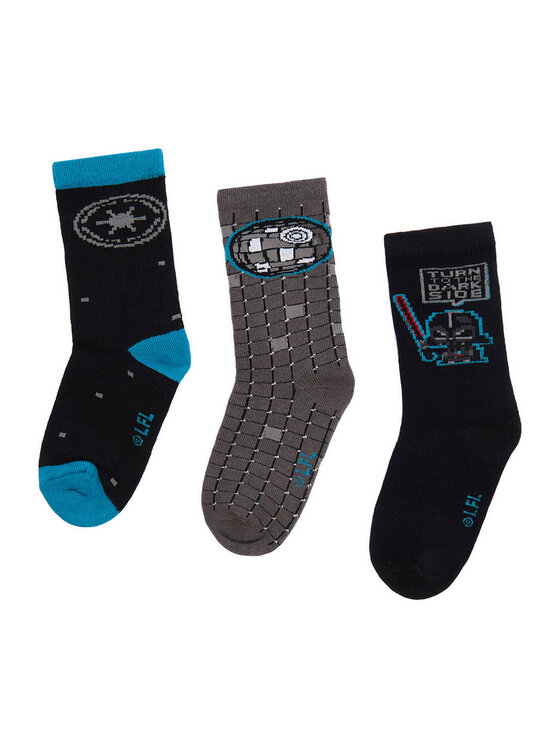 Star Wars Skarpety długie CEO-ACCCS-AW25-210SW(3-PACK) Czarny