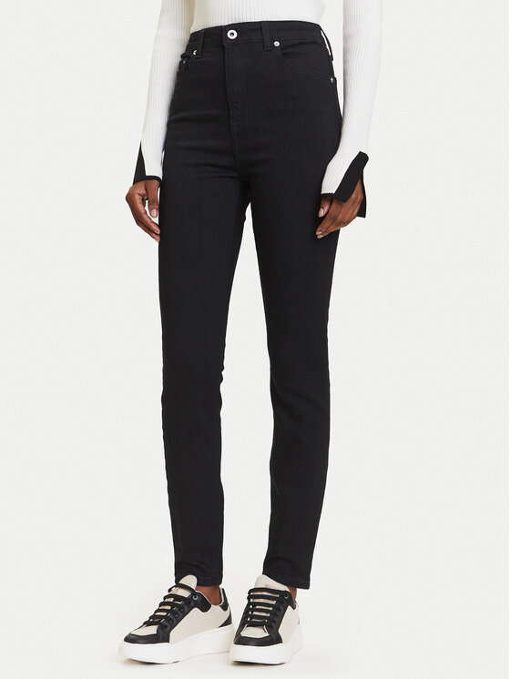 Karl Lagerfeld Jeans Jeansy A3W10002 Czarny Skinny Fit