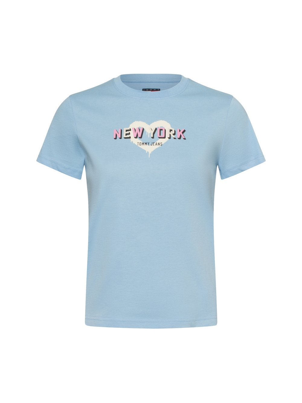 Tommy Jeans Koszulka damska Kobiety Bawełna niebieski, XS