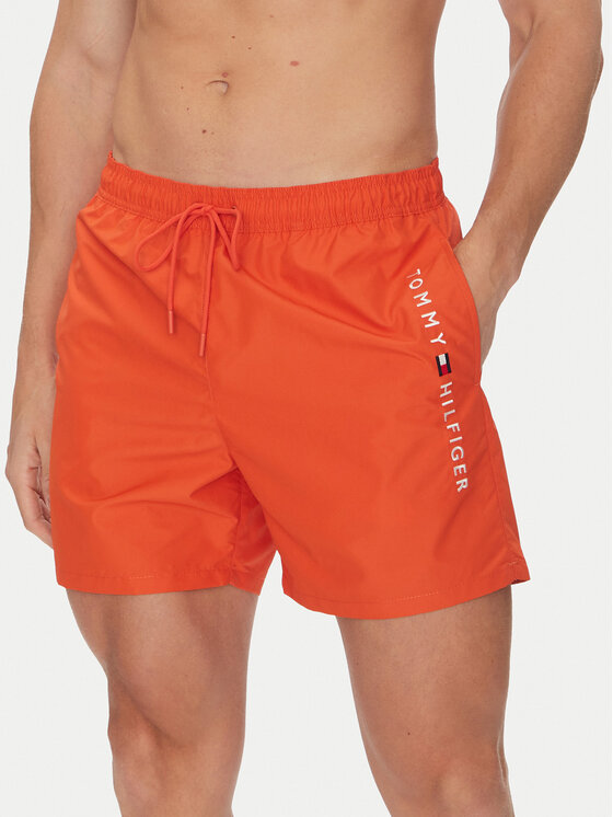 Tommy Hilfiger Szorty kąpielowe UM0UM03258 Pomarańczowy Regular Fit