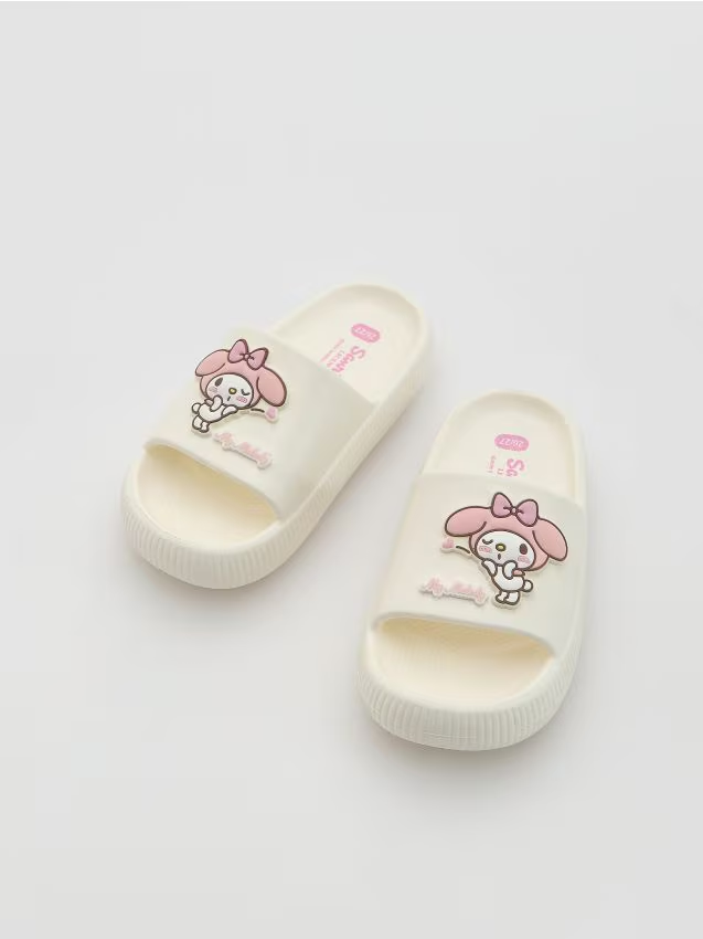 Reserved - Lekkie klapki My Melody - biały
