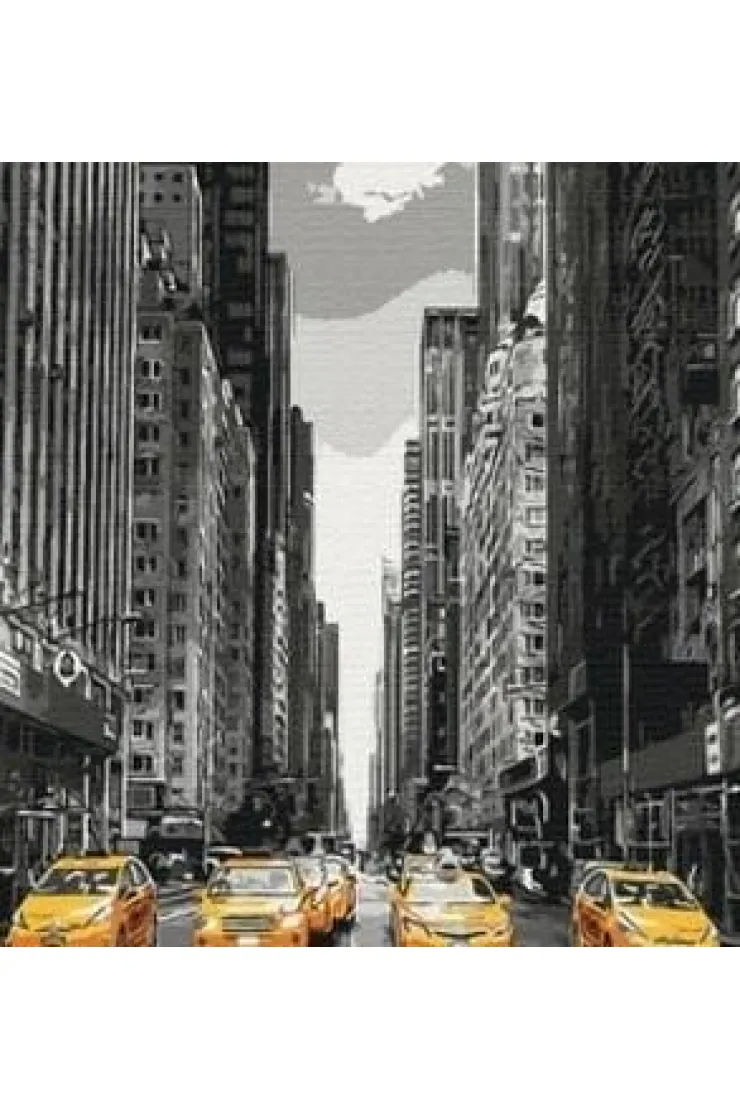 Malowanie po numerach - Taxi w NY