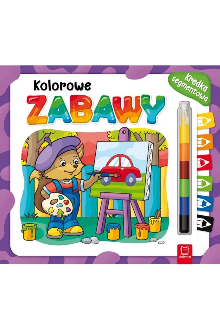 Kolorowe zabawy. Kredka segmentowa