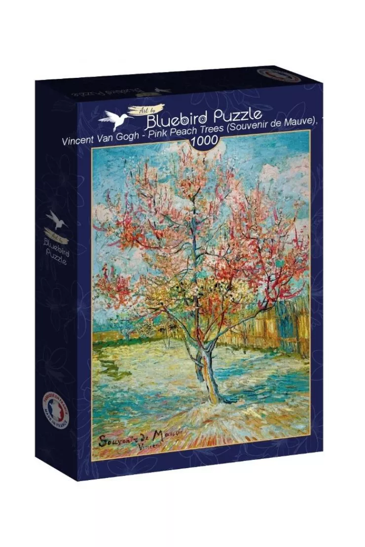 Puzzle 1000 el. Różowe drzewo brzoskwiniowe Van Gogh