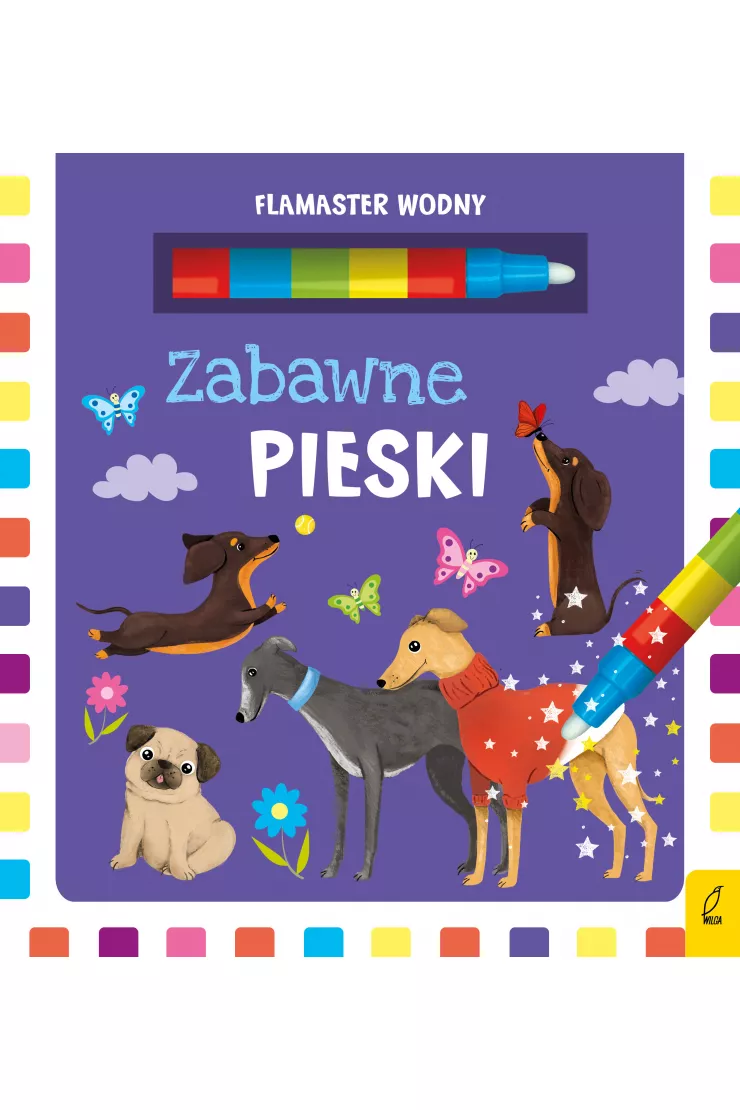 Flamaster wodny. Zabawne pieski