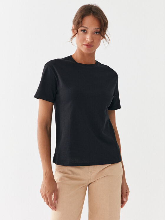 United Colors Of Benetton T-Shirt 3096D102O Czarny Regular Fit