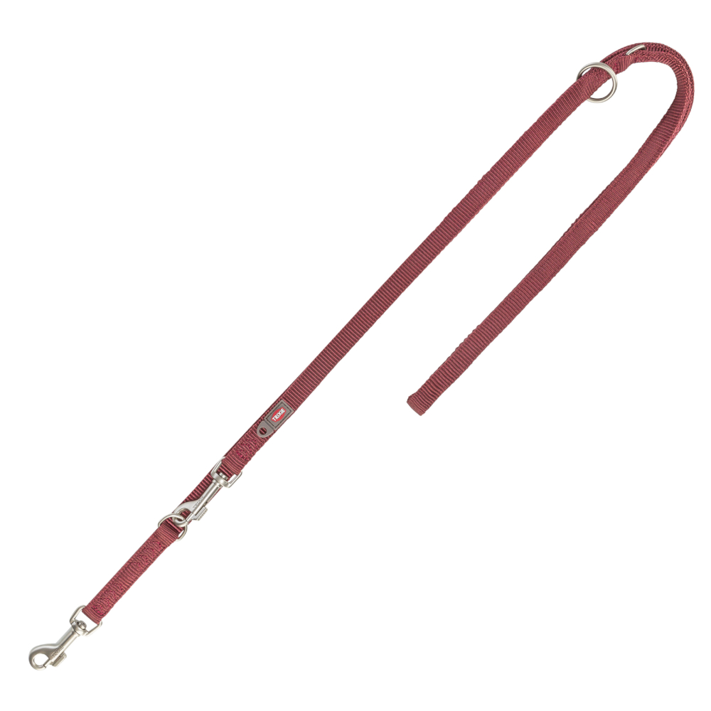 Trixie Premium dwuwarstwowa smycz przedłużana, sangria - Rozm. M - L: 200 cm dł., 20 mm szer.
