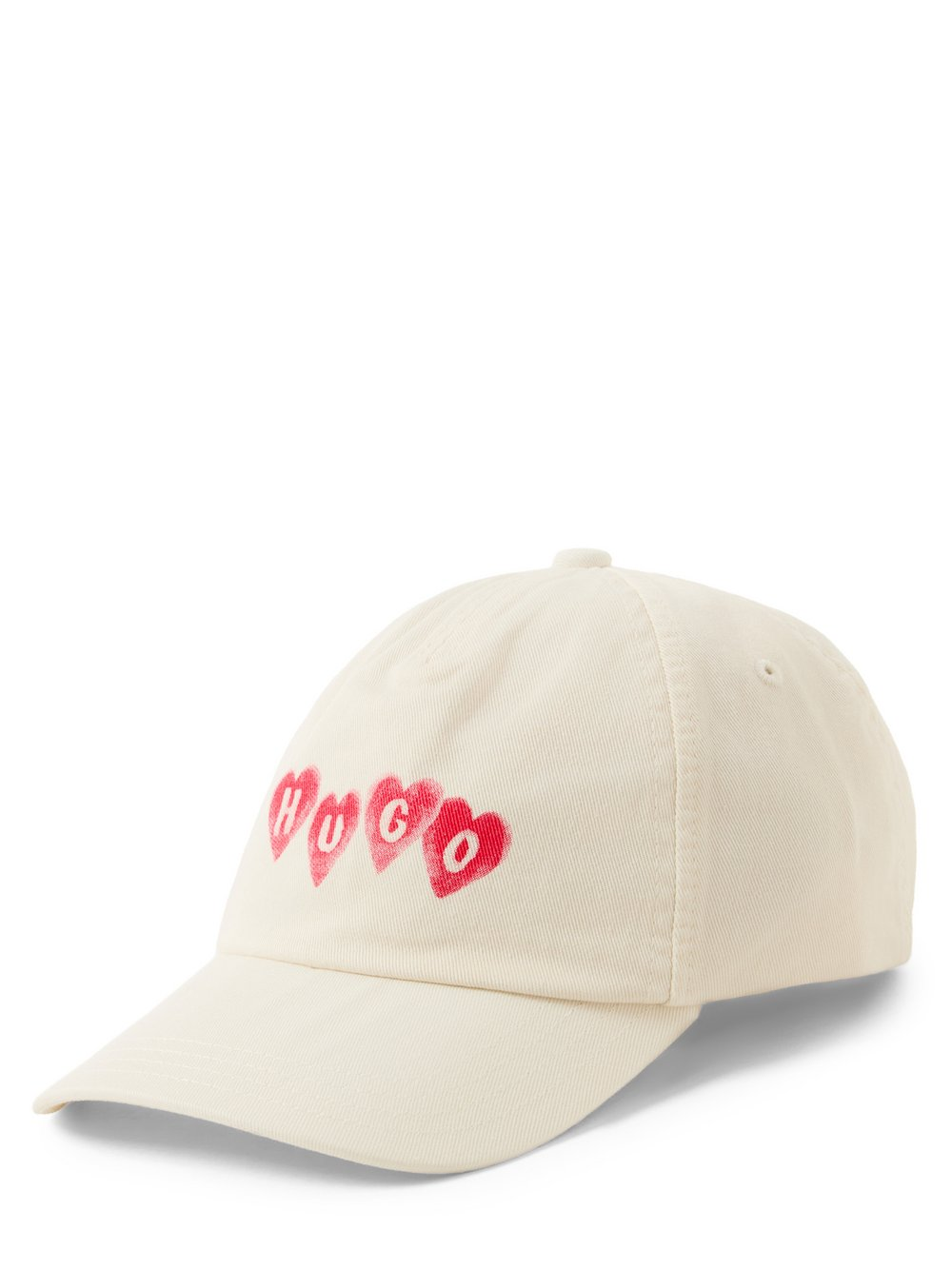 HUGO Czapka damska - Cara-Valentine Kobiety Bawełna biały, ONE SIZE