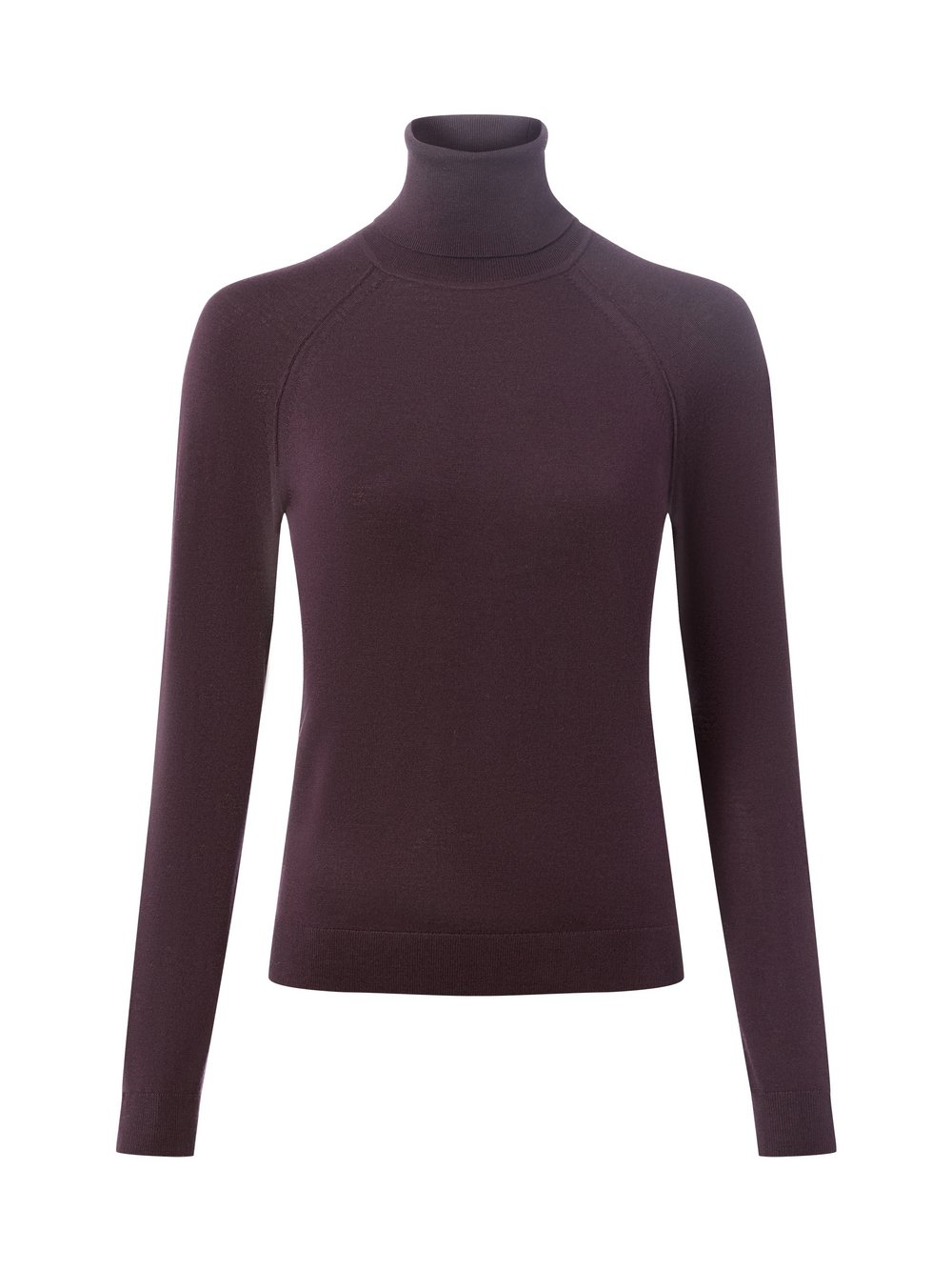 BOSS Sweter damski z golfem - Frizani Kobiety drobna dzianina lila, M