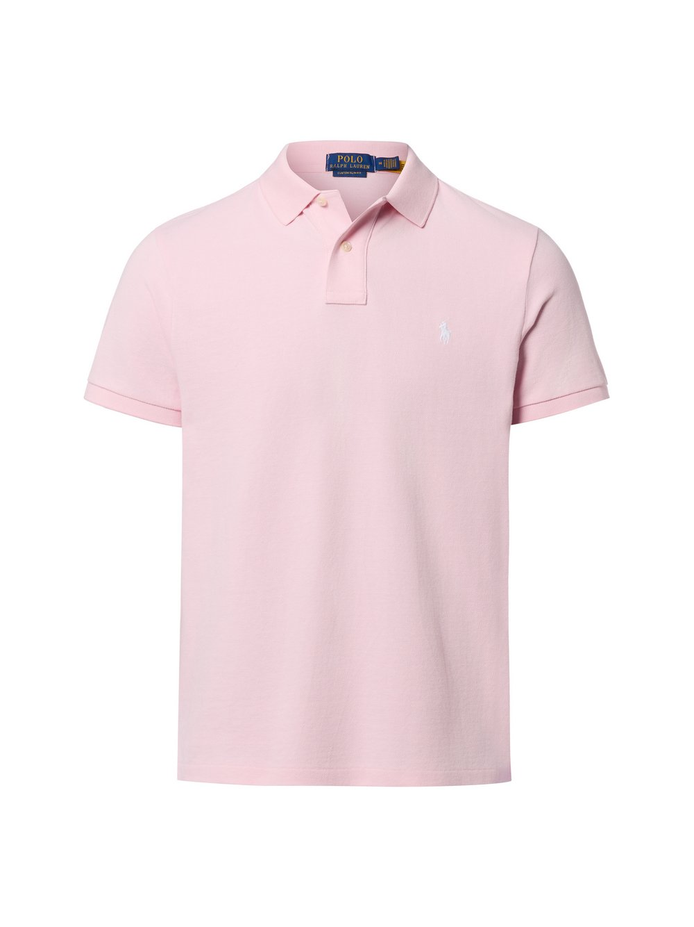 Polo Ralph Lauren Męska koszulka polo Mężczyźni Bawełna różowy, L
