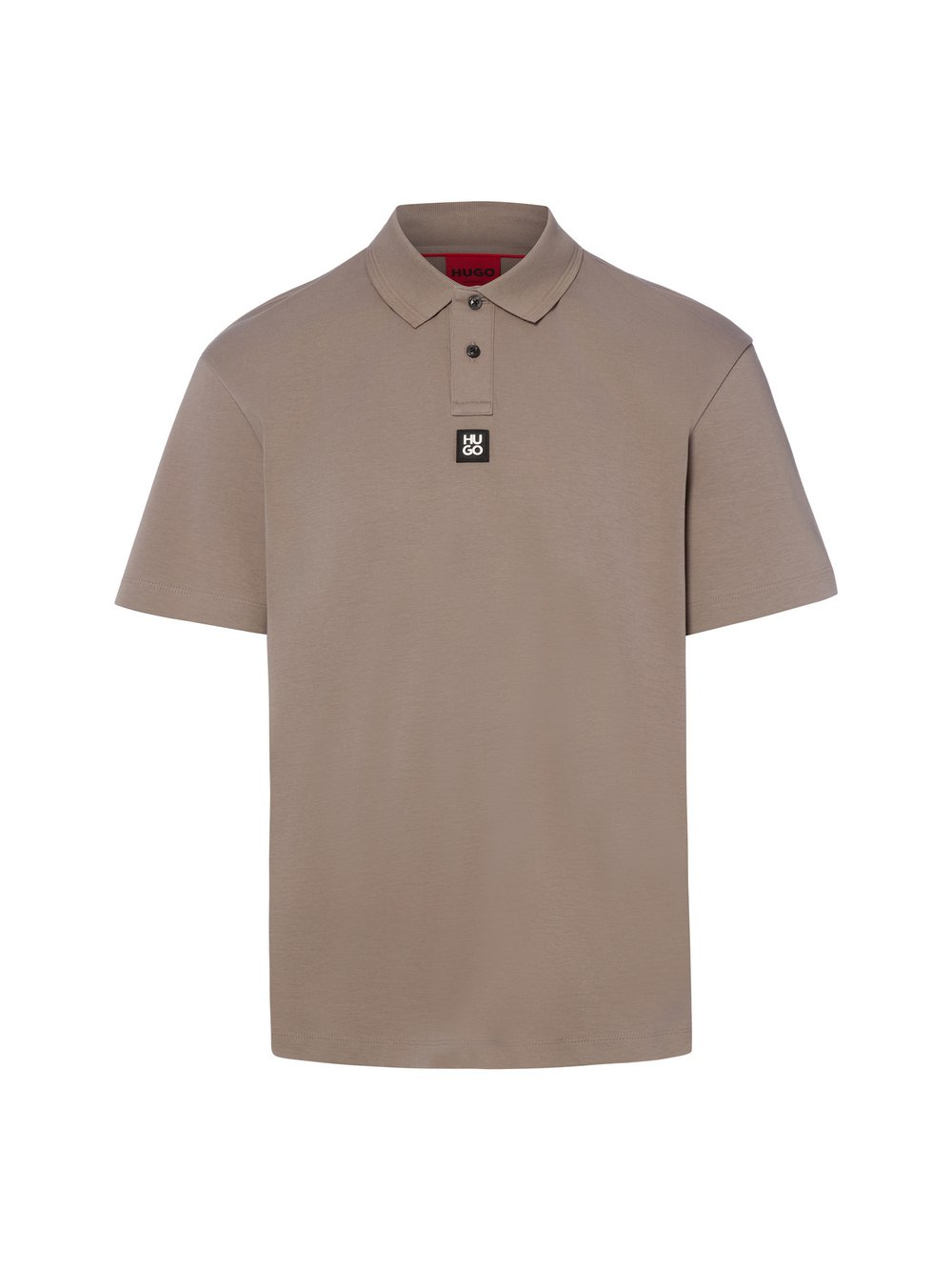 HUGO Męska koszulka polo - Deabono Mężczyźni Bawełna (100%) brązowy, XXL