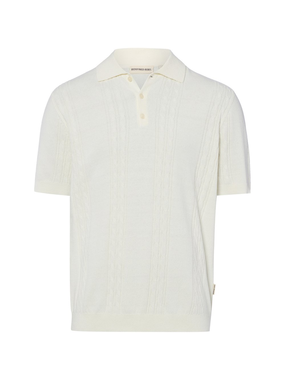 Redefined Rebel Męska koszulka polo - RRGriffin Mężczyźni biały, L
