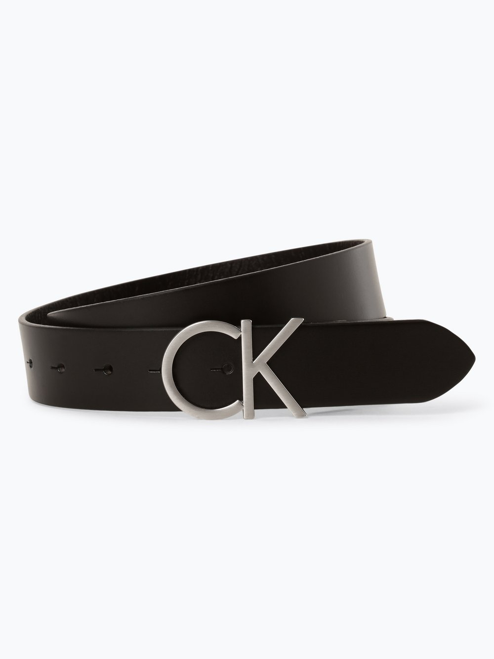 Calvin Klein Damski pasek skórzany Kobiety skóra czarny, 85