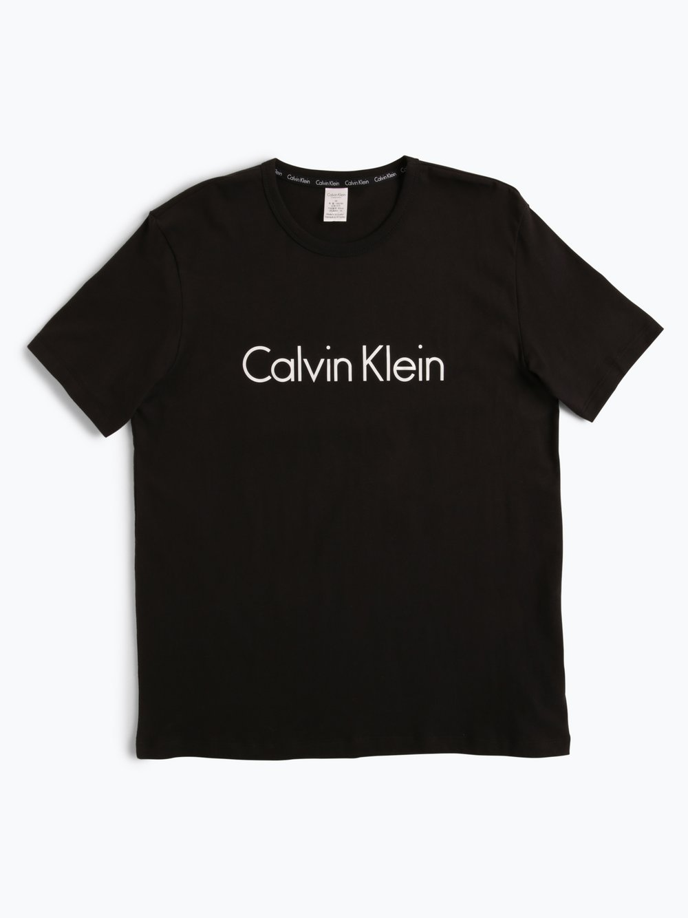 Calvin Klein T-shirt damski Kobiety Bawełna czarny, XS