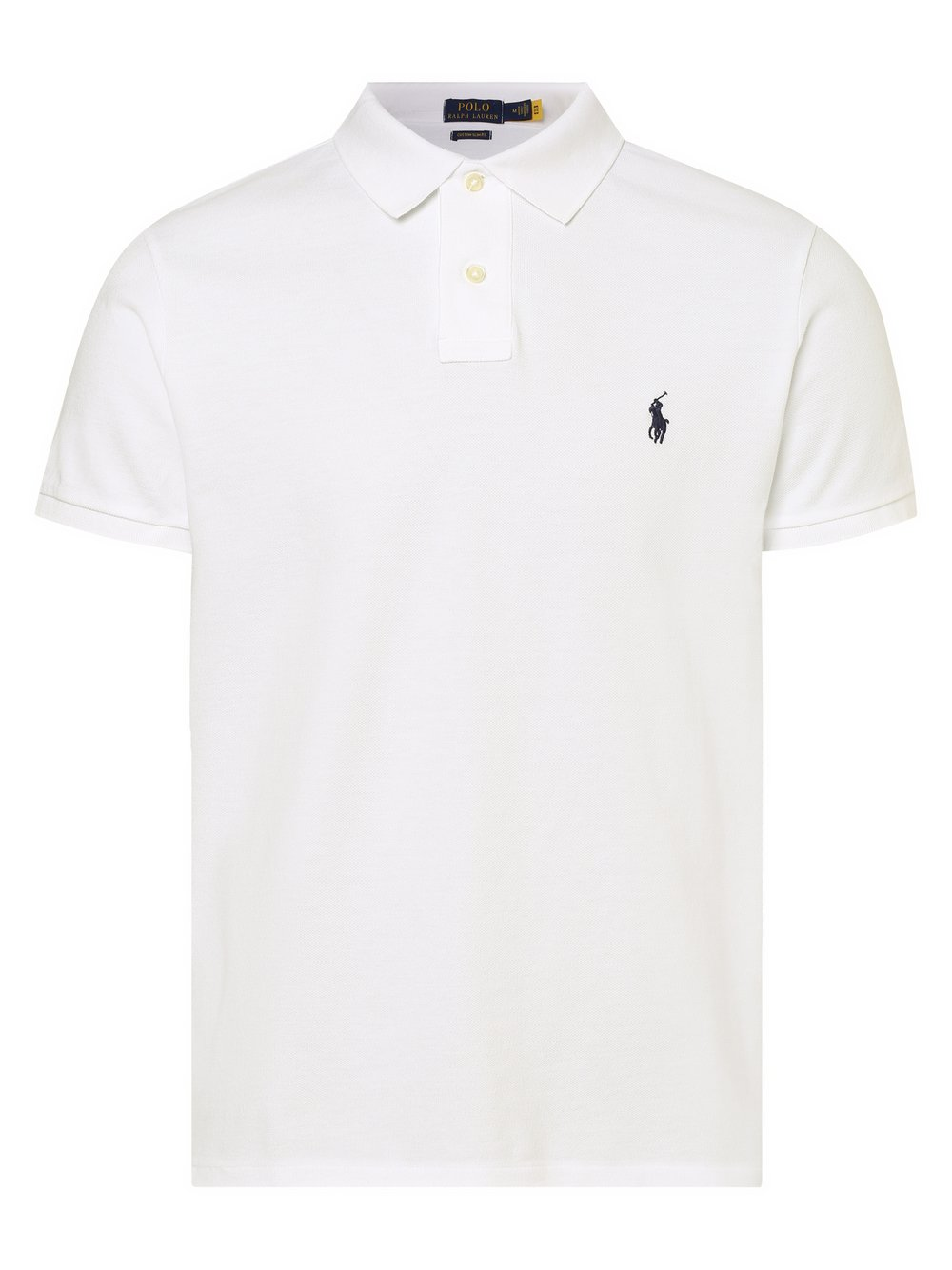 Polo Ralph Lauren Męska koszulka polo Mężczyźni Bawełna biały, S