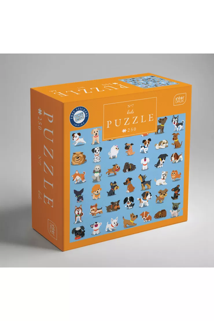 Puzzle 250 el. Kids Dogs Pieski