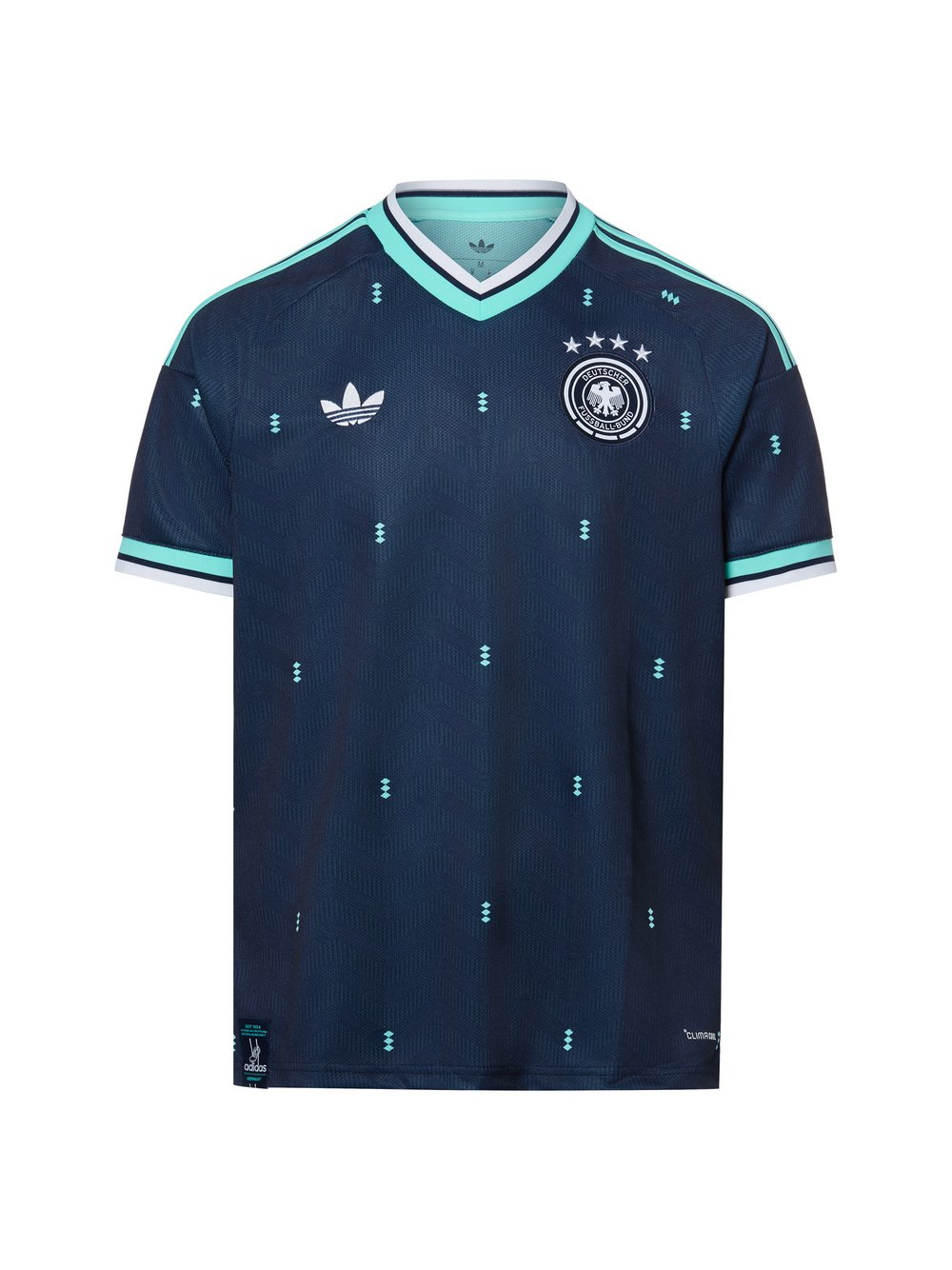 adidas Originals Koszulka męska - DFB Mężczyźni niebieski|wielokolorowy, XS