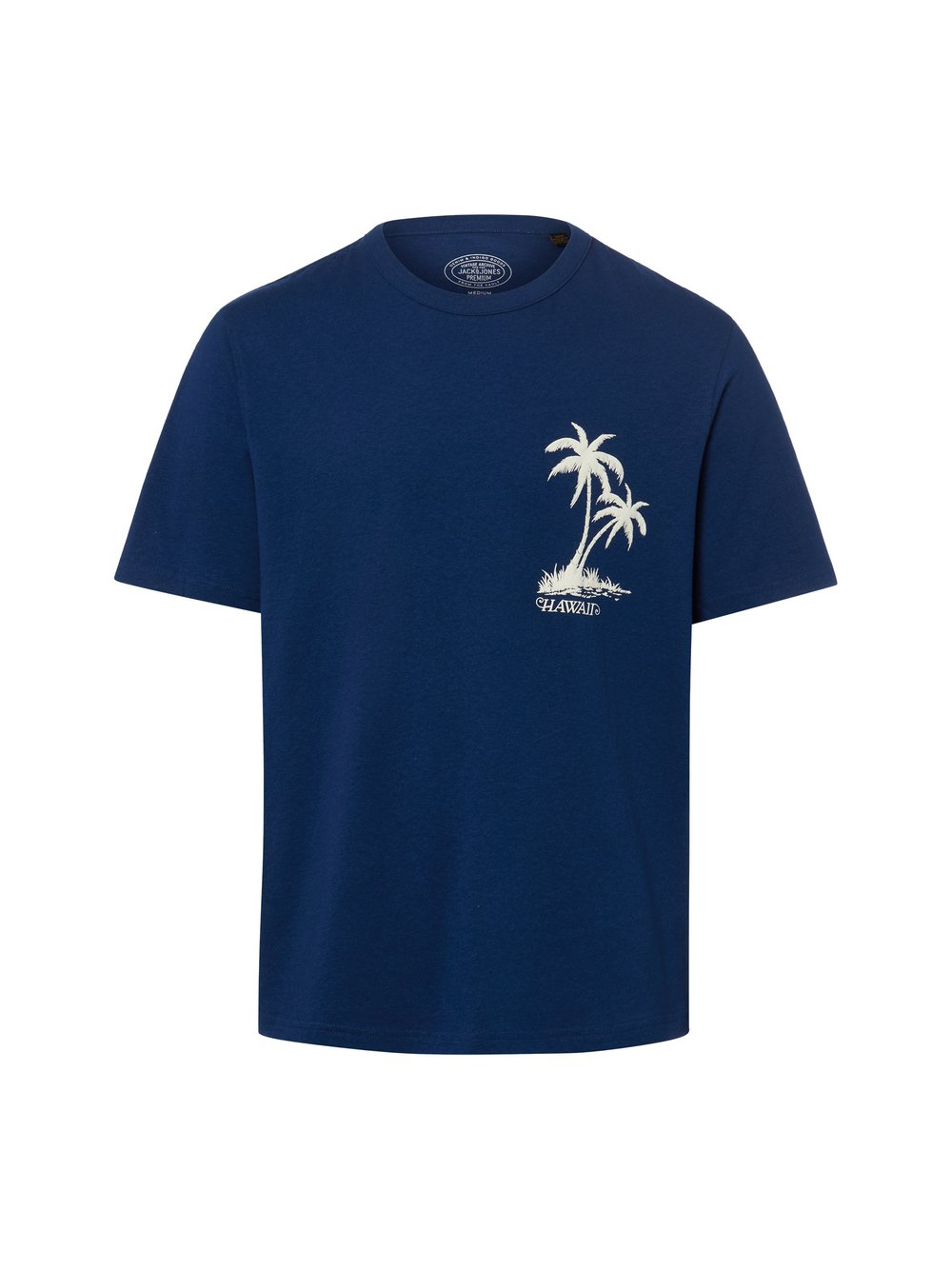 Jack & Jones Koszulka męska - JPRBluocean Mężczyźni Bawełna niebieski|wielokolorowy, XL