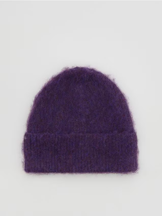 Reserved - Czapka beanie - fioletowy