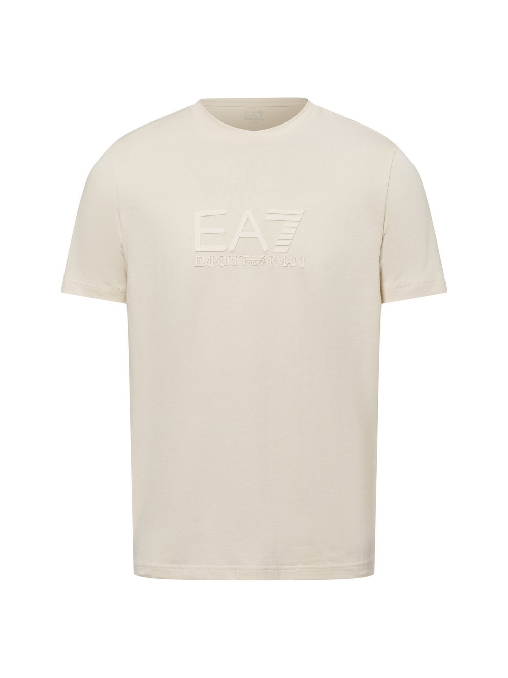 EA7 Emporio Armani Koszulka męska Mężczyźni Bawełna beżowy, XXL