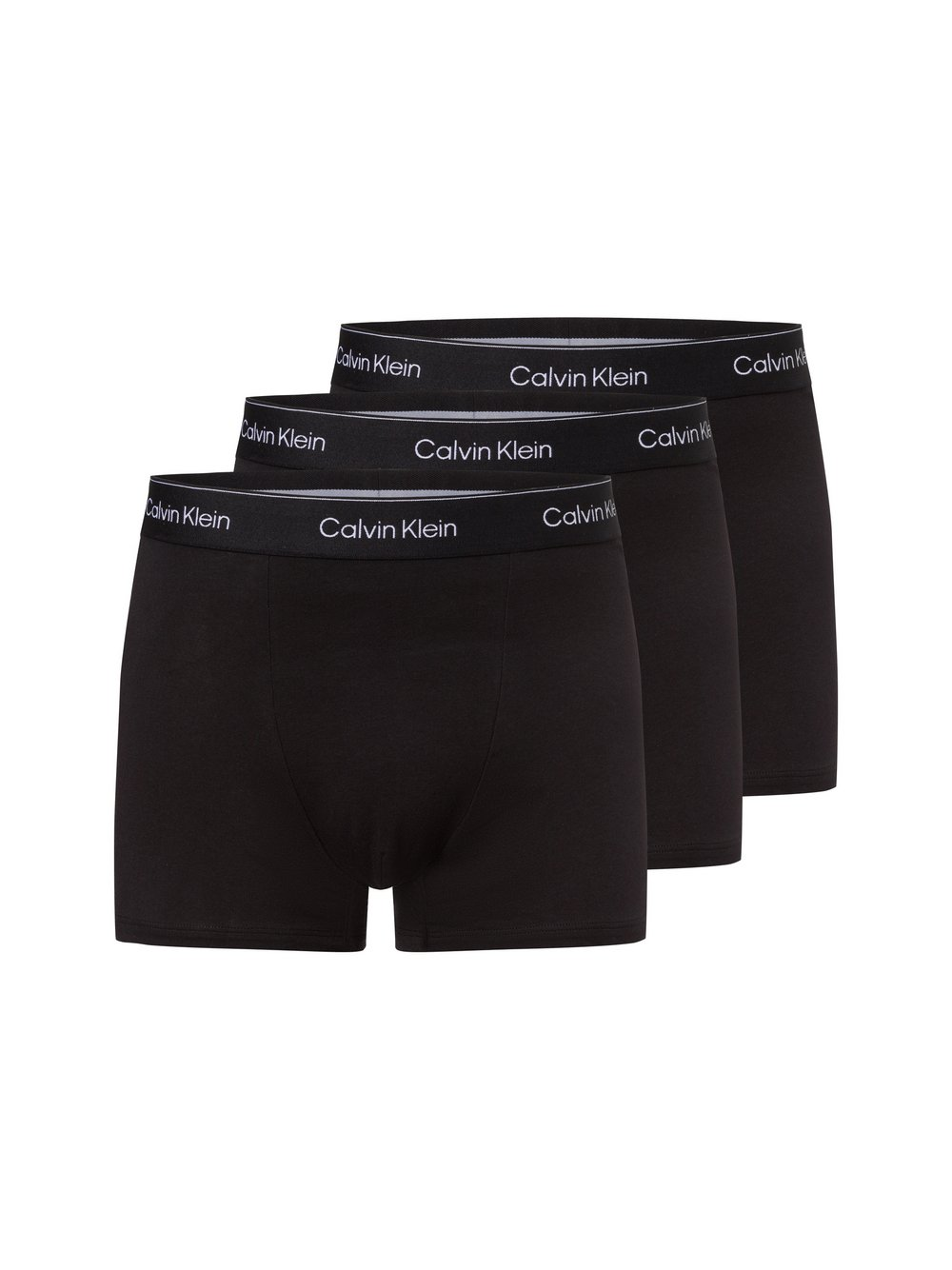 Calvin Klein Męskie kąpielówki w 3-paku Mężczyźni Bawełna czarny, S