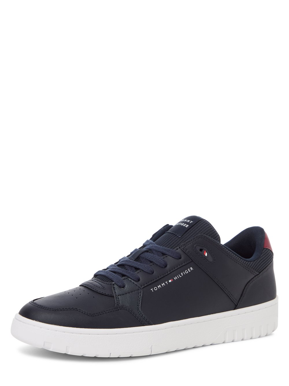 Tommy Hilfiger Męskie buty sportowe z zawartością skóry Mężczyźni skóra niebieski, 41