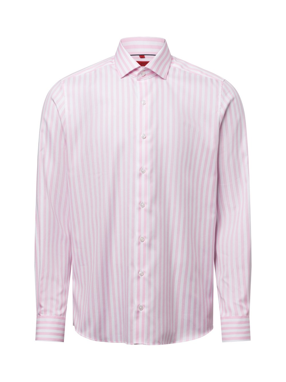Finshley & Harding Męska koszula biznesowa - non-iron Mężczyźni Slim Fit Bawełna różowy, 39