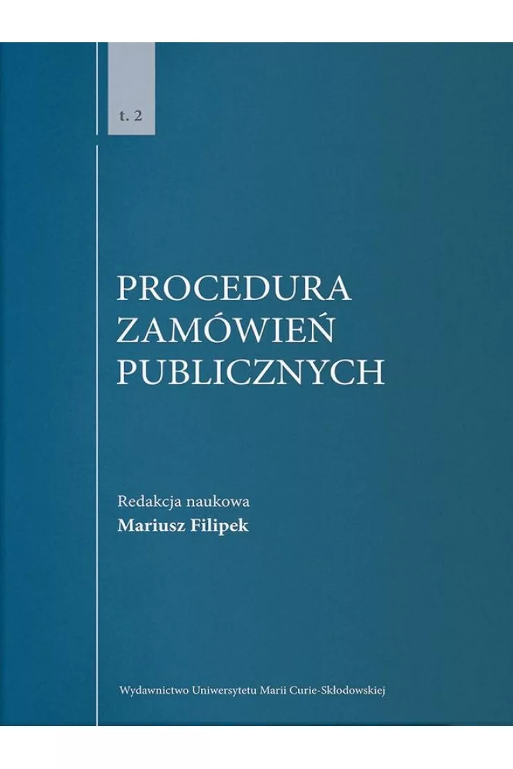 Procedura zamówień publicznych T. 2