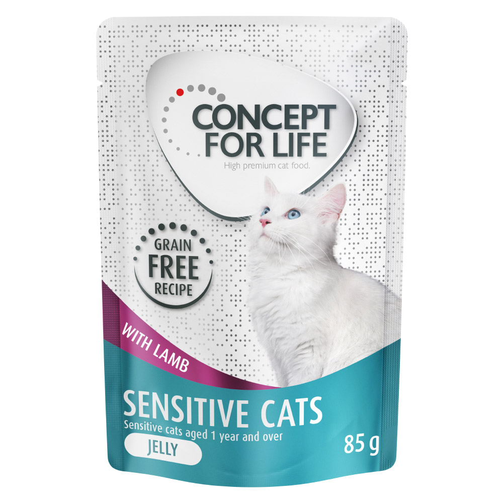 Concept for Life Sensitive Cats w galarecie, jagnięcina - bez zbóż - 12 x 85 g